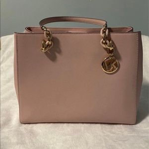 Michael Kors blush colored handbag